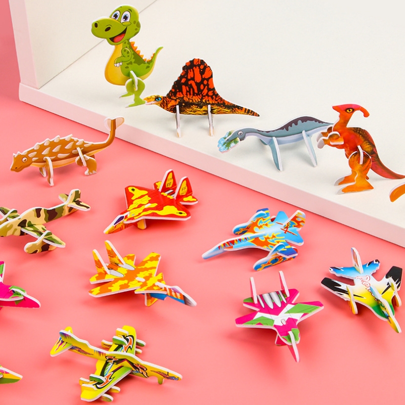 10pcs Creative Cute Paper Plan - đánh giá và giá Model Kit Dinosaur