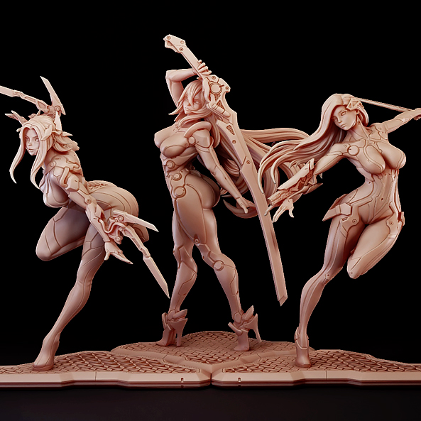 1/24  (3 people) Resin model c - đánh giá và giá Model Kit Lucario