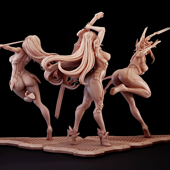 1/24  (3 people) Resin model c - đánh giá và giá Model Kit Lucario