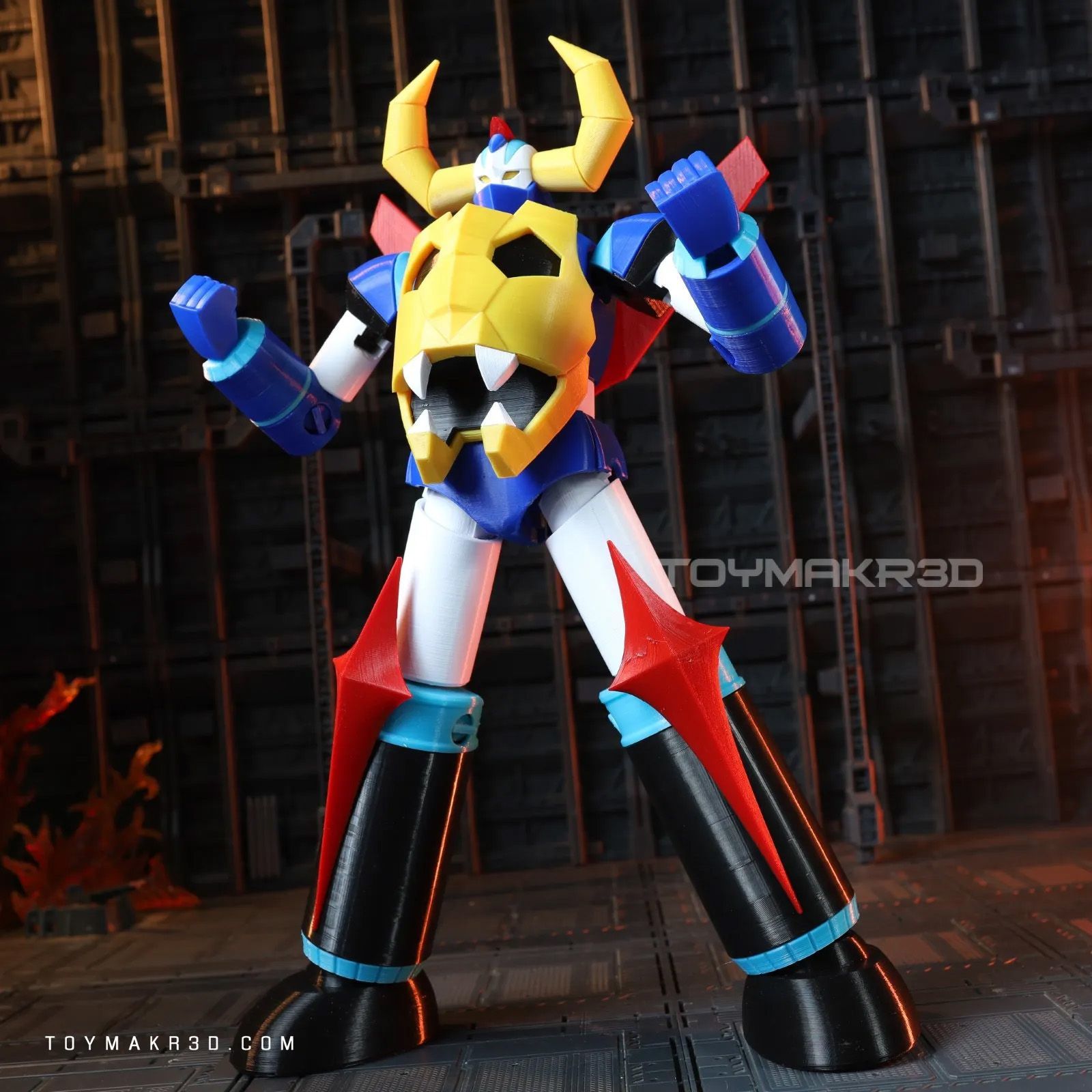 3D Printed Great Sky Dragon As - đánh giá và giá Model Kit Mazinger