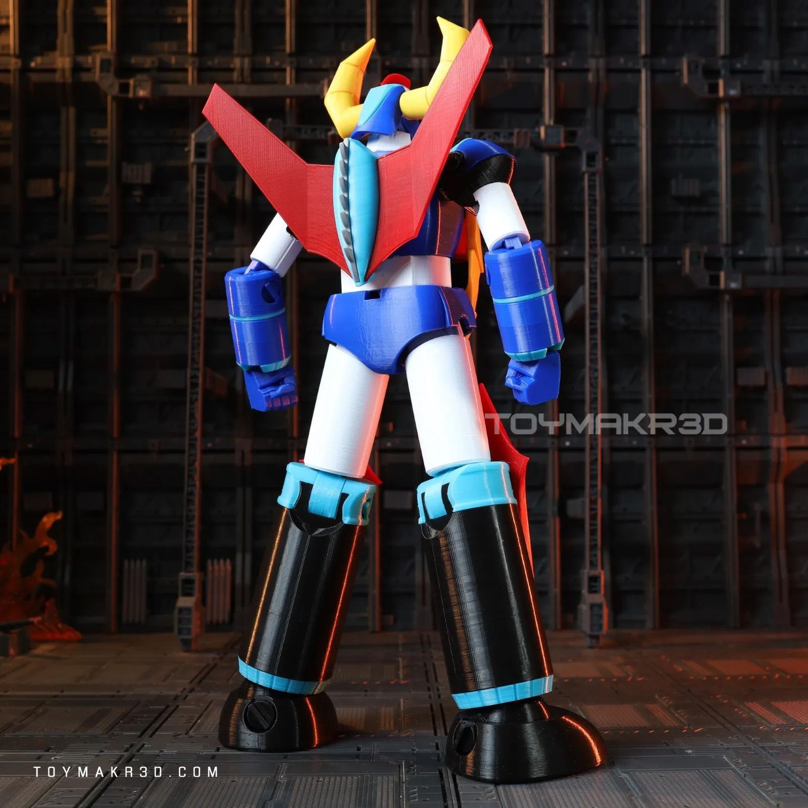 3D Printed Great Sky Dragon As - đánh giá và giá Model Kit Mazinger