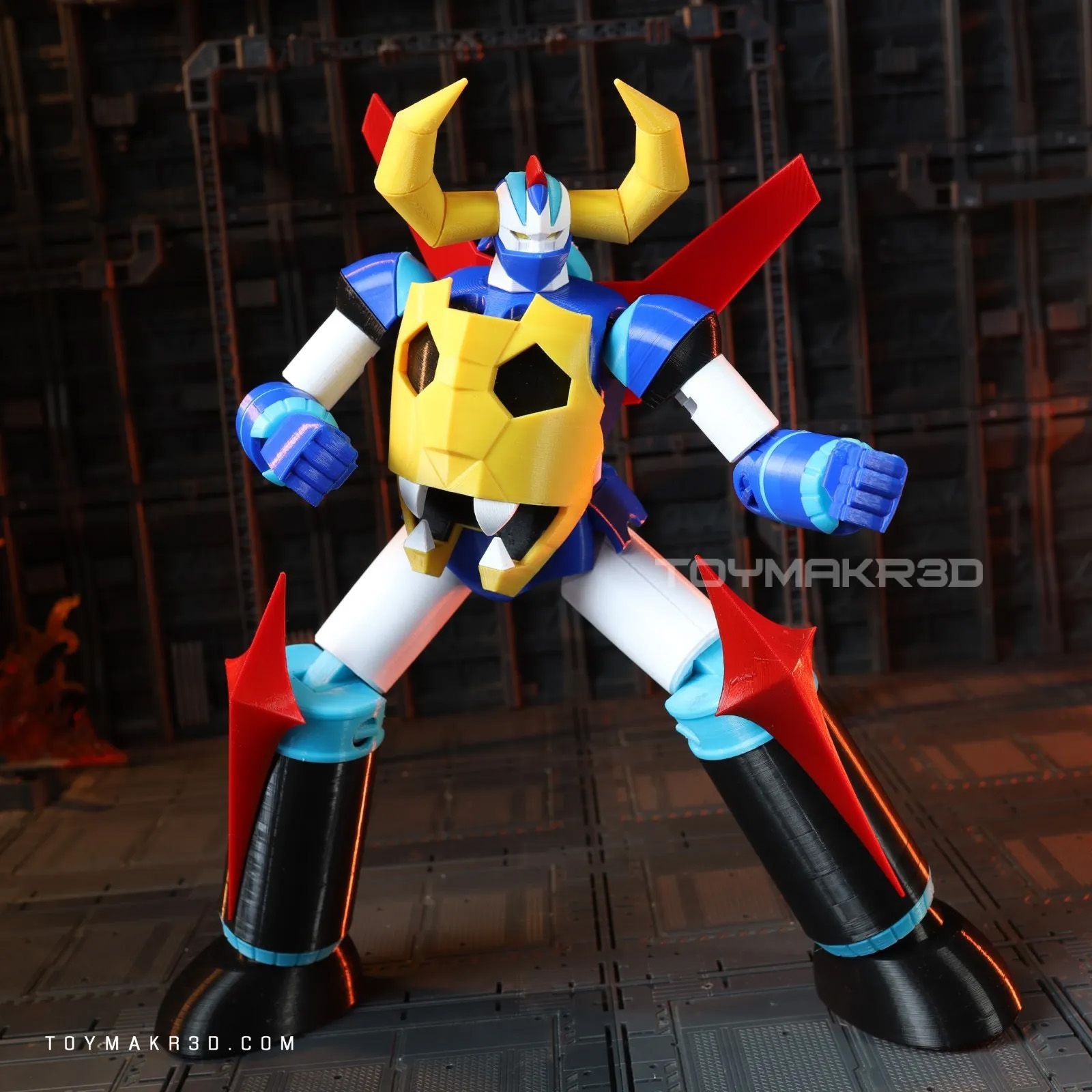 3D Printed Great Sky Dragon As - đánh giá và giá Model Kit Mazinger