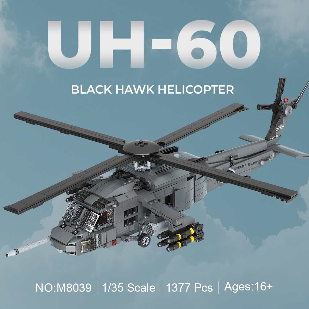 MISINI M8039 1:35 UH-60 Black  - đánh giá và giá Model Kit Helicopter