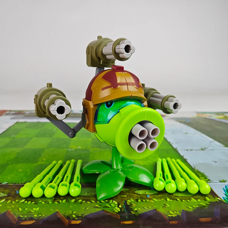 Plants Vs Zombies 7 Hole Gatli - đánh giá và giá Model Kit Zombie