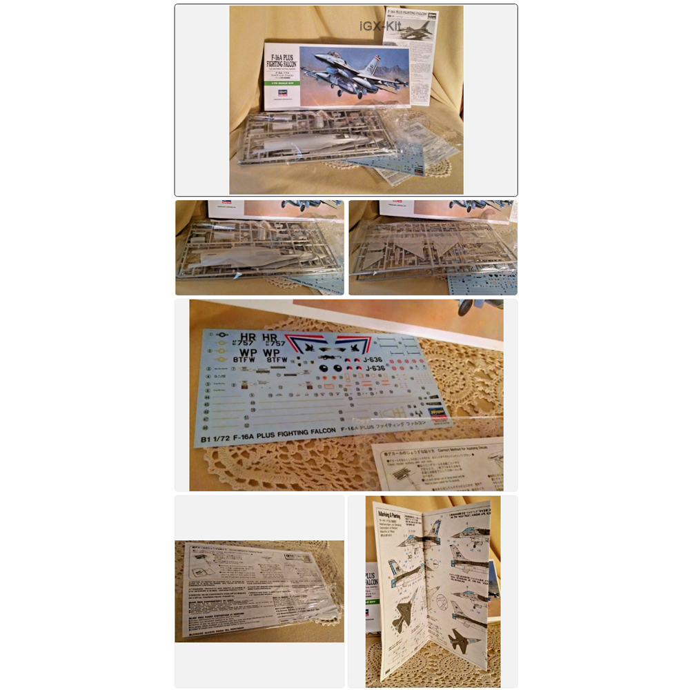 Hasegawa 00231 1/72 Scale US F - đánh giá và giá Model Kit F16