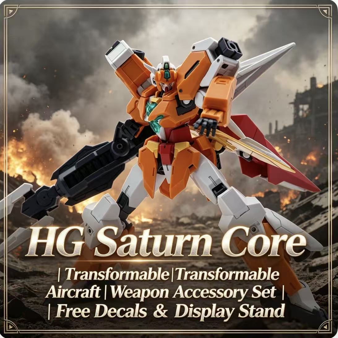 024A HG 1/144 Saturn Core Warr - đánh giá và giá Model Kit Barbatos