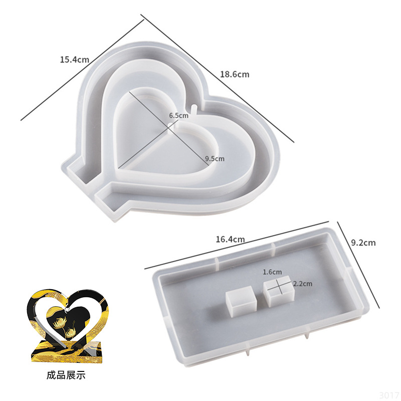 New Arrival Silicone Heart Mol - đánh giá và giá Model Kit Quick