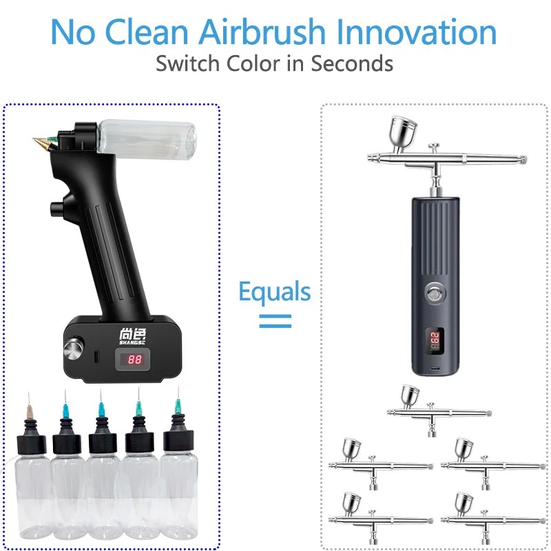 No-Clean Airbrush Kit-30PSI  R - đánh giá và giá Model Kit Quick