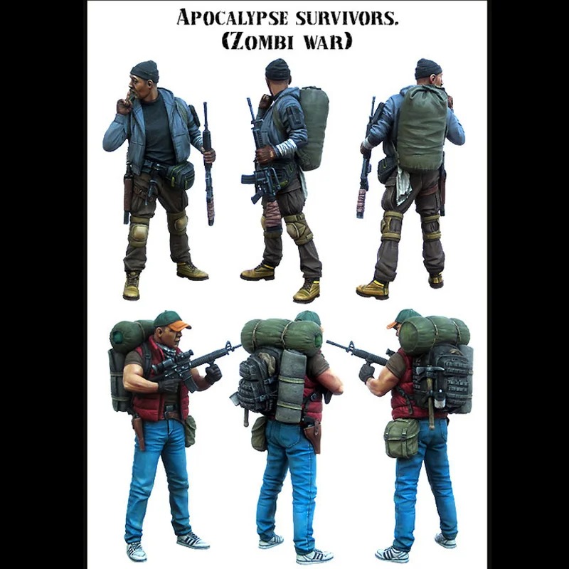 1/35 Die-Cast Resin Figure Mod - đánh giá và giá Model Kit Zombie