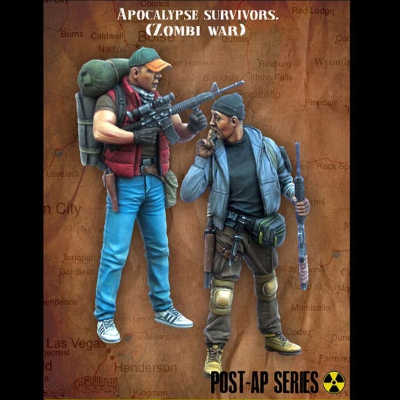 1/35 Die-Cast Resin Figure Mod - đánh giá và giá Model Kit Zombie