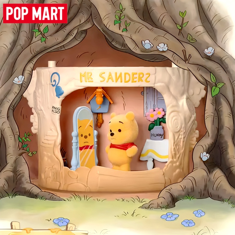 New Hot POP MART Winnie The Po - đánh giá và giá Model Kit House