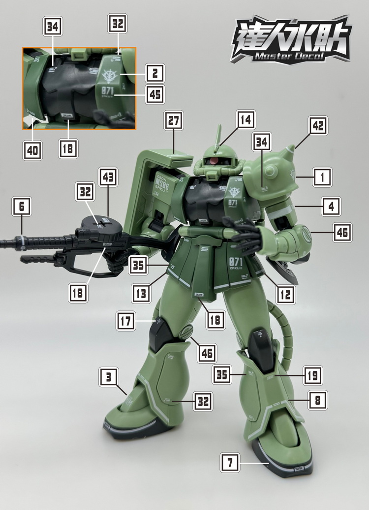 Master Decal H028 Fluorescent  - đánh giá và giá Model Kit Jms