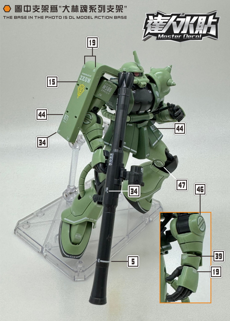 Master Decal H028 Fluorescent  - đánh giá và giá Model Kit Jms