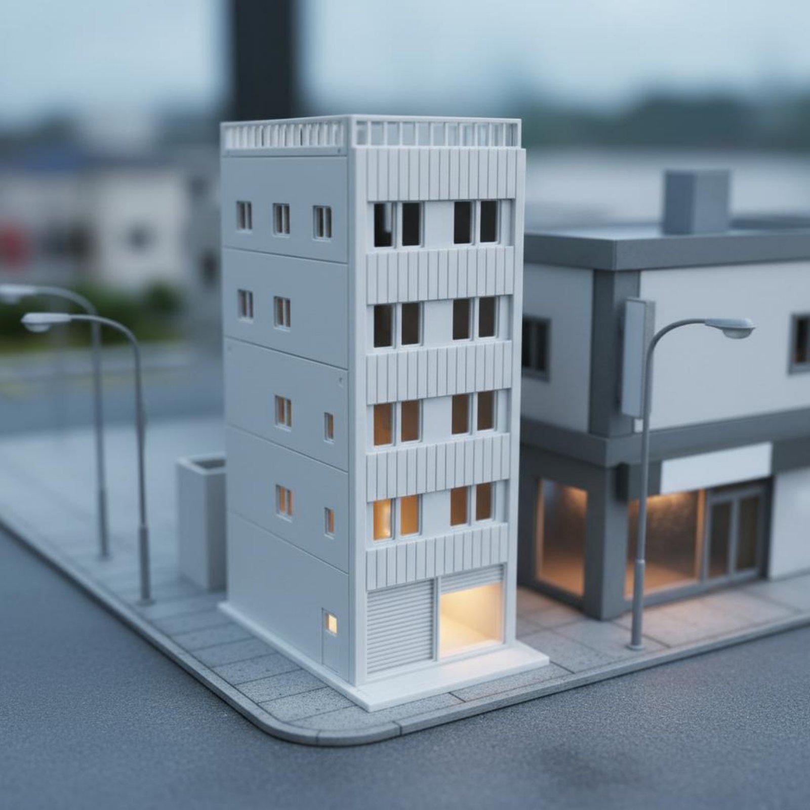 Building Assembly Miniature Ja - đánh giá và giá Model Kit House