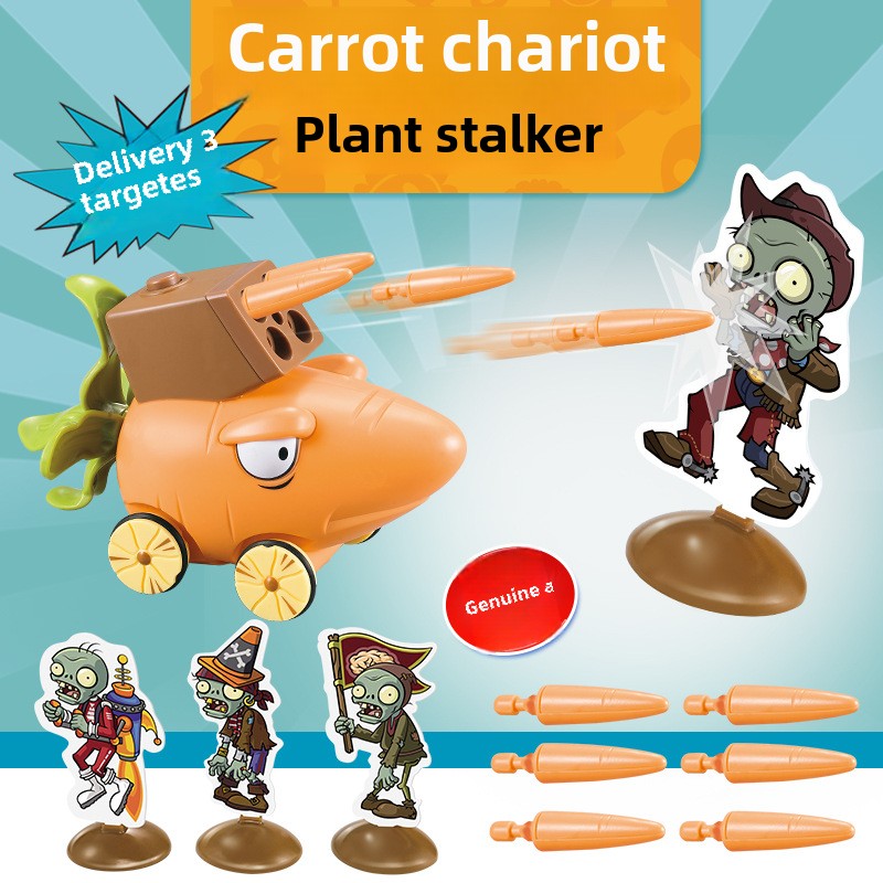 Plants Vs Zombies 2 Carrot Cha - đánh giá và giá Model Kit Zombie