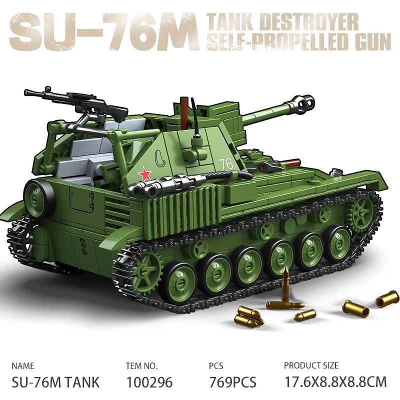The Soviet SU-76M Tank Destroy - đánh giá và giá Model Kit Destroyer