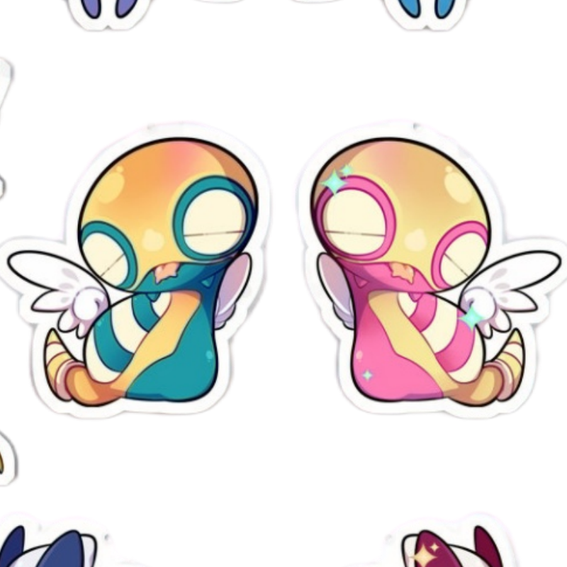 Cute Acrylic Keychain Double-S - đánh giá và giá Model Kit Lugia