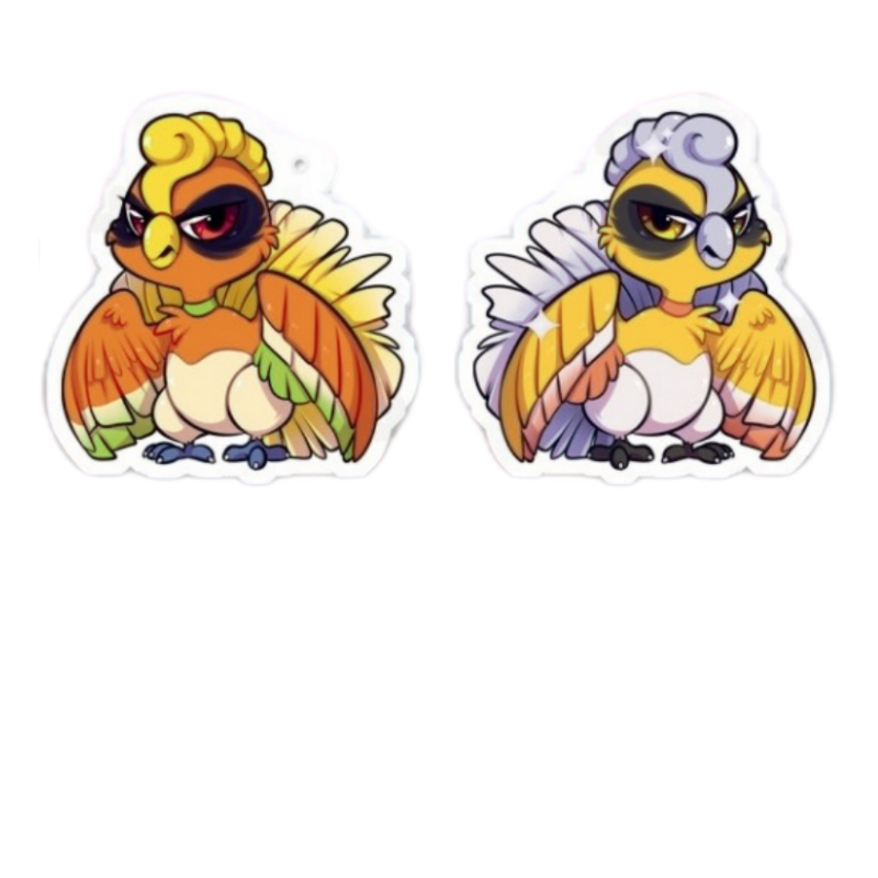 Cute Acrylic Keychain Double-S - đánh giá và giá Model Kit Lugia