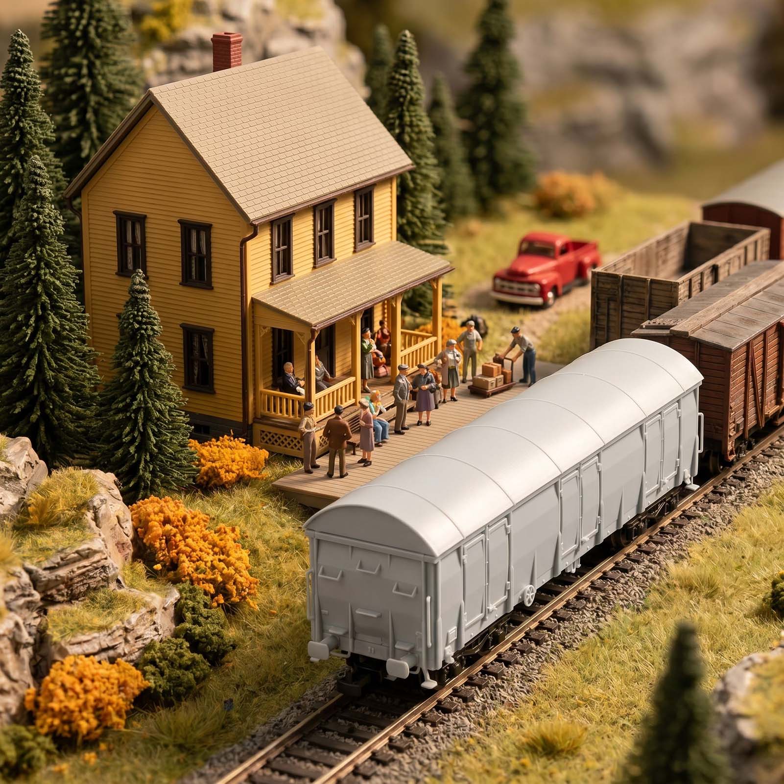 Evemodel HO Scale 1:87 Blank U - đánh giá và giá Model Kit Lugia