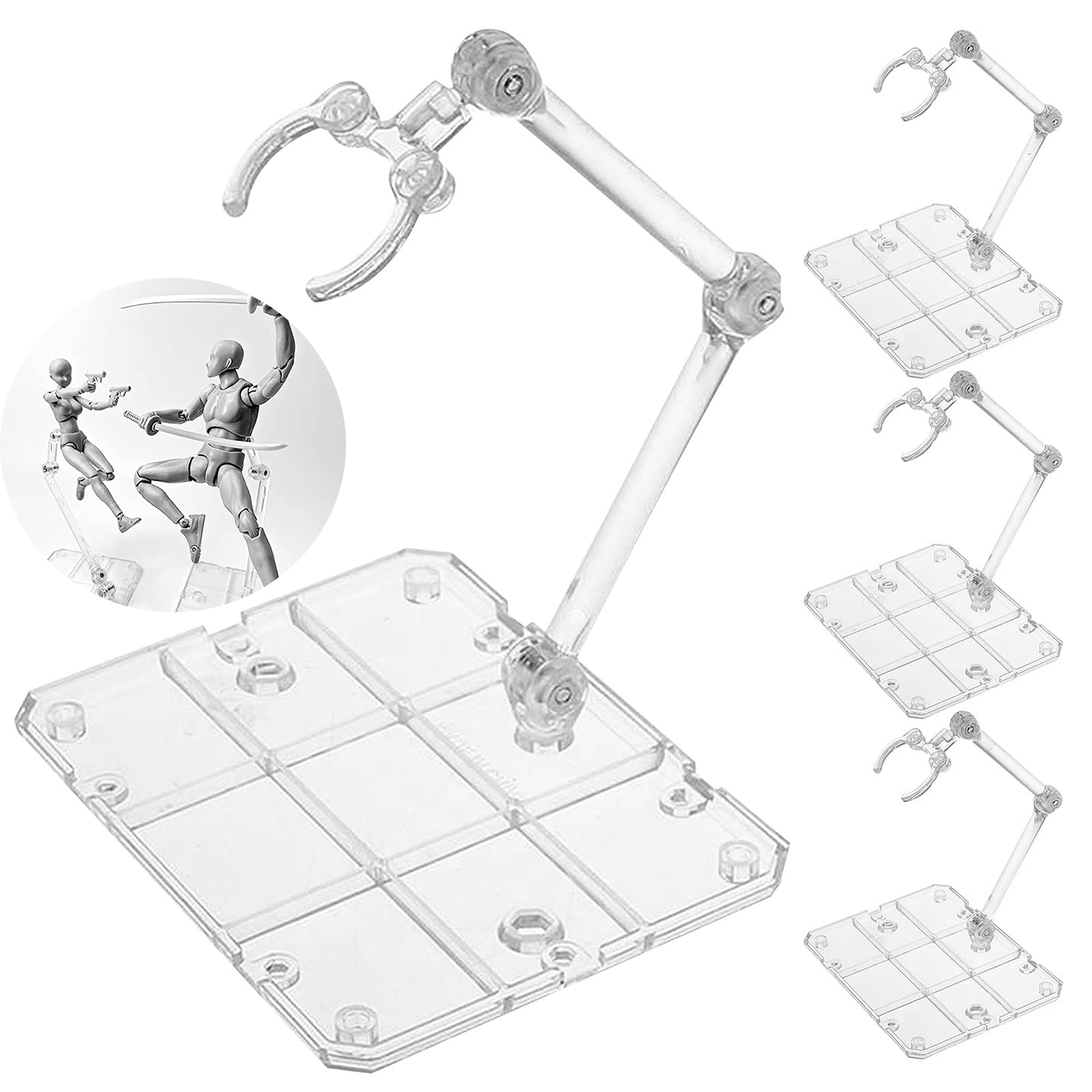 Clear Action Figure Stand,Asse - đánh giá và giá Model Kit Jms